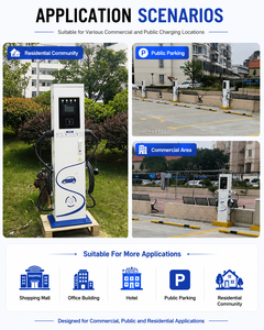 44kW Standladegerät für Elektrofahrzeuge mit Doppel-Ladepistole, APP, RFID, WLAN, 4G und Schnellladefunktion - Product Image 6