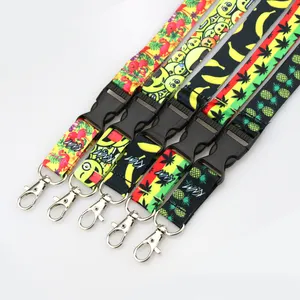 Aanpassen Logo Polyester Lanyard Breakaway Nek Lanyard Met Id Kaarthouder Groothandel Fabriek Gratis Monster Leuke Mode Lanyards