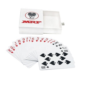 Bayaya OEM Custom Printing Plastic Poker Card Waterproof High Quality Playing Cards With Drawer Box