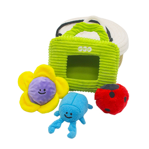 Insectenbloemvormige Puzzelspeelgoed Kat En Hond Zelfvermakelijk Bijtgeluid Huisdier Speelgoed - Product Image 2