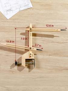 เครื่องมือ<span class=keywords><strong>วัด</strong></span>ขนาดสำหรับงานปั้นดินเผาแบบหนีบ Bview Art Pottery Throwing Gauge ขนาดกะทัดรัด ใช้ได้สองวิธีในการติดตั้ง สำหรับการสร้างแบบจำลองซ้ำบนล้อปั้นดินเผาและเครื่องปั้นดินเผา - Product Image 4