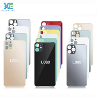 Pièce de rechange originale pour téléphone portable, coque arrière personnalisée pour iPhone 14 Plus Pro Max 13 15 Pro Max, remplacement de la vitre arrière