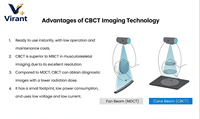 Appareil CBCT vétérinaire fiable avec garantie de 2 ans, support en ligne mondial, approvisionnement rapide en pièces détachées pour cliniques vétérinaires (CT à faisceau conique)