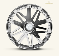 168 Ruedas Forjadas Personalizadas 713-1 de 20-26 Pulgadas, Ruedas de Aleación de Lujo, Cóncavas Profundas, Aptas para Cullinan, Cadillac Escalade, Volkswagen