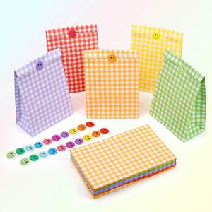 Kraft Paper Party Favor Color Polka Dot Recyclable Customized Size Gift Bags for Birthday Baby Shower <b>Wedding</b> - Product Image 4
