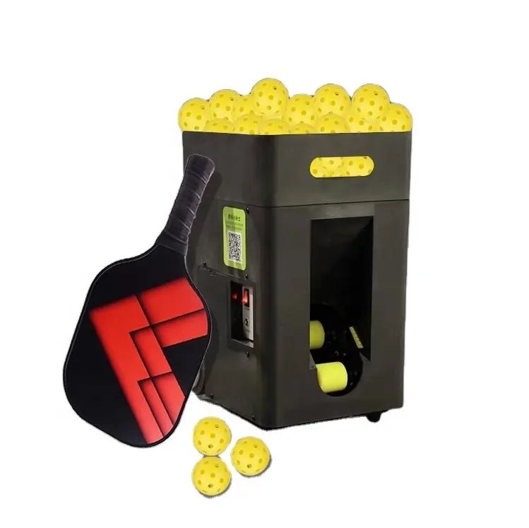 Portable Pickleball Throwing Launching Machine Training Machine App and Remote Control