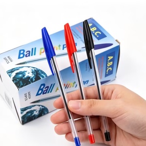 Bolígrafo de Plástico Clásico Popular y Económico, Cuerpo Ligero con Logotipo Personalizado, 3 Colores - Product Image 6