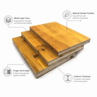 3-Layer Eco-Friendly E1 First-Class Grade Pine Spruce Plywood Sheet 21mm/27mm 500x2500mm Outdoor Use for Construction