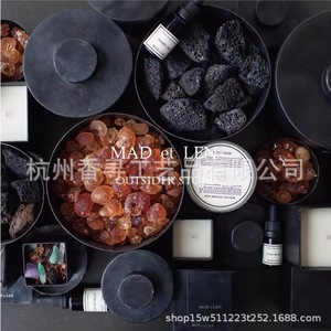 Hesshes Volcanic Rock Amber <b>Aroma</b> <b>Diffuser</b> Stone Hand-Made Aromatic Incense Burner All-Season Use - Product Image 1