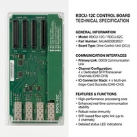 Unité de contrôle originale RDCU-12C 3AUA0000036521, carte de commande principale RDCU-02C pour variateur de fréquence VFD série ACS800, entrée 24VDC