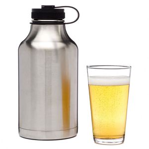 Large Capacity Insulated Stainless <b>Steel</b> Water <b>Bottle</b> with Carry Handle, Double Wall Vacuum Thermos Flask - Product Image 2