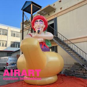 <span class=keywords><strong>Genie</strong></span> inflável decoração para festa, <span class=keywords><strong>genie</strong></span> com lâmpada, personagem de desenho animado 3d - Product Image 2