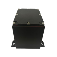 Boîtier de commande électrique en tôle d'aluminium sur mesure avec supports de montage, fabrication de précision, tolérance de 0,02