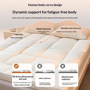 Materasso Ibrido Sleep Well King/Queen/Twin/Double Size, Impermeabile, Compresso, con Coprimaterasso Protettivo a Tasche, Media Densità, Moderno - Product Image 6