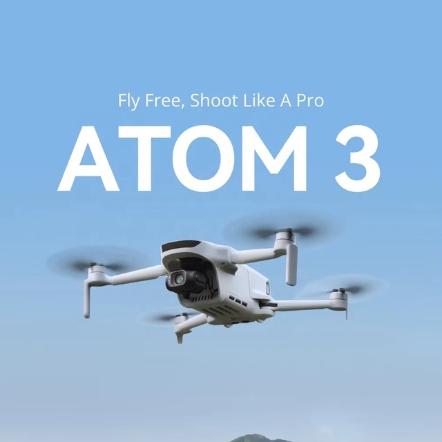 Potensic Atom 3 Touch Screen 3-Axis Gimbal Camera 8k hd 60FPS 4G Video Transmission Follow Person Gps 249g 40 Minutes 16 km