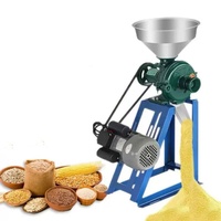 Broyeur de maïs à usage domestique, petite échelle, double usage humide et sec, machine à pulper les soja, moulin à farine multigrains, moteur