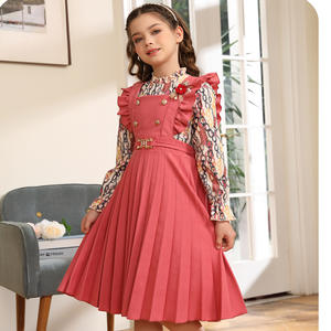 Vente chaude fille automne et hiver robe nouvelle tenue décontractée pour enfants ensemble deux pièces - Product Image 5