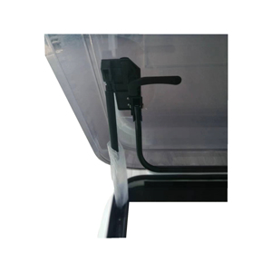 2024 TONGFA 450-400mm camping-car caravane camping-car remorque en alliage d'aluminium acrylique arrondi RV <span class=keywords><strong>toit</strong></span> <span class=keywords><strong>ouvrant</strong></span> remplacement - Product Image 3