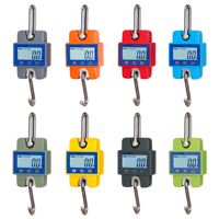 Báscula Digital de Precisión para Grúas de 30kg-300kg con Pantalla LCD Retroiluminada de 24mm y Función de Tara para Pruebas de Peso Industriales