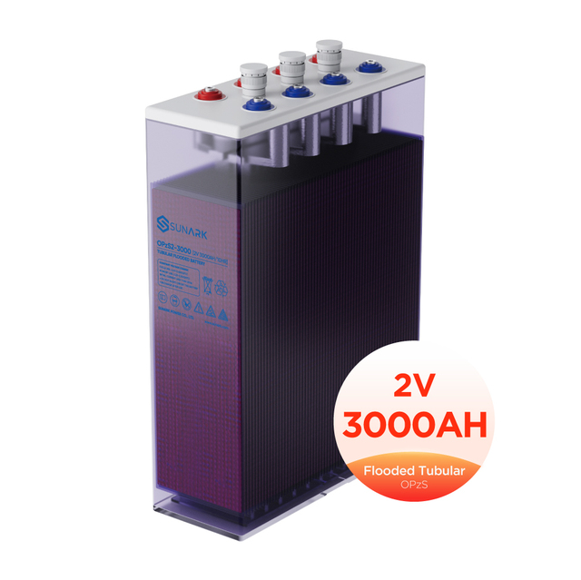 IEC60896 Exide 2 V 3000 Ah Flooded Lead Acid Battery 2V 3000Ah Opzs Battery Price