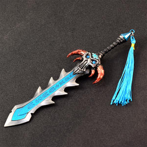 Accesorios de <span class=keywords><strong>juego</strong></span> Warcraft nuevo lanzamiento Naxsamas Undead Killer 20cm arma todo Metal espada modelo juguete Decoración - Product Image 4