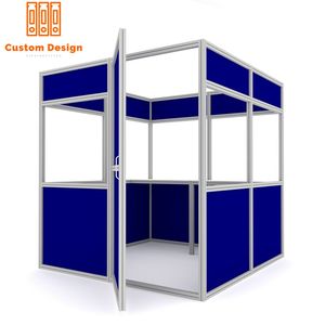Salle d'interprétation mobile temporaire, cabine de traduction mobile pour 2 personnes ou plus, à assembler sur site, à prix avantageux - Product Image 3
