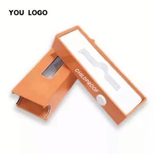 Custom Rigid Cardboard <b>Box</b> Child-Proof Disposable Foam Drawer Empty Packaging with Foam Insert Glossy Lamination - Product Image 3