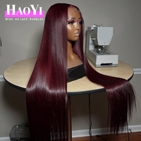 Wig Rambut Asli India Full HD Tanpa Lem, Kutikula Tertata Rapi, Rambut Manusia Vietnam Mentah Tanpa Proses, Wig Lace Front