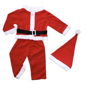 Ropa de Navidad fiesta Navidad vestir bebé niños rojo <span class=keywords><strong>Santa</strong></span> <span class=keywords><strong>Claus</strong></span> princesa disfraz con sombrero de Papá Noel - Product Image 3