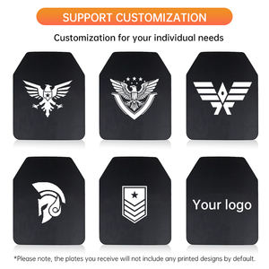 Panneau de <span class=keywords><strong>défense</strong></span> tactique UHMWPE/SIC, gilet de protection personnel, plaque tactique, insert en céramique noir 250x300mm, haute qualité, entraînement - Product Image 6