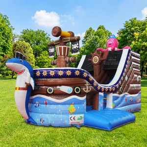 WINSUN Kids' Playground Outdoor <b>Inflatable</b> Castle Combo Bouncy Slide PVC Material Lead-Free Fireproof Waterproof - Product Image 1
