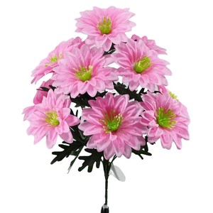 Huaien ดอกเบญจมาศจำลอง12หัวสำหรับ Qingming fungiving Tomb-sweeping บรรพบุรุษ - Product Image 4