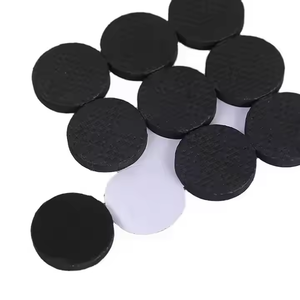 Almohadillas de espuma EVA negras troqueladas autoadhesivas de una sola cara con formas personalizadas para patas de muebles - Product Image 5