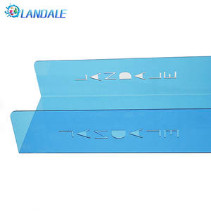 Articles de traitement personnalisés en <span class=keywords><strong>polycarbonate</strong></span> bleu, y compris le pliage, la gravure, le moulage par soufflage, etc. - Product Image 4