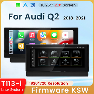 HFmidia 2026 ระบบลินุกซ์ใหม่ 10.25 นิ้ว หน้าจอ 12.3 นิ้ว สำหรับ Audi Q2 ปี 2015 2016 2017 2018 2019 2020 เครื่องเล่นวิดีโอในรถยนต์ CarPlay อัตโนมัติ - Product Image 2