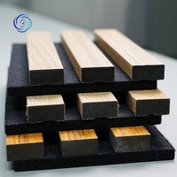 Panneau acoustique hexagonal moderne en fibre de polyester, imperméable, écologique, absorption acoustique, décoration murale pour bureau et hôtel
