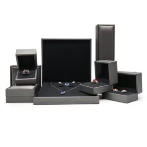 Nuove scatole di anelli per gioielli da sposa per uomo e donna scatole di gioielli da sposa confezione di gioielli set di scatole pu