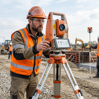 Estación Total NEWDI A10 con Software de Interfaz Abierta y Soporte para Topografía de Ingeniería con Ajuste Automático de Altura