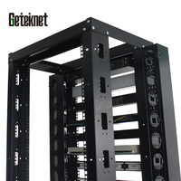 Gcabling Armoire de serveur de données 19 pouces, rack au sol, 32U 33U 42U, 4 poteaux, ouvert pour réseaux