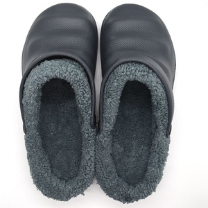 Chaussures de jardin en EVA pour hommes, fabriquées par le fabricant, sandales plates légères avec doublure en fourrure amovible, pantoufles chaudes pour le printemps et l'été - Product Image 1