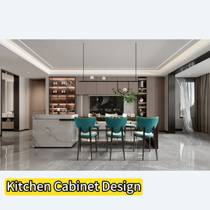 लक्जरी आधुनिक घर लिविंग रूम रसोई वास्तुकला डिजाइन इंटीरियर डिजाइन सेवा 3 डी रेंडरिंग इंटीरियर डिजाइन - Product Image 3