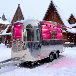 Remolques de Comida Callejera de Lujo Completamente Equipados para Hot Dogs, Papas Fritas, Tacos, Hamburguesas, Compre un Camión de Comida Móvil - Product Image 2