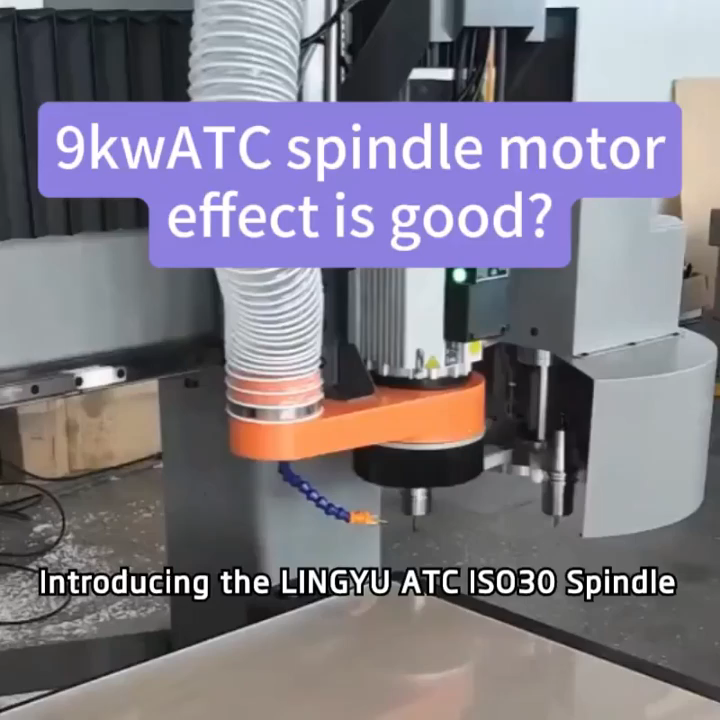 CNC LY Gdl70-24z/9.0 Atc 9kw 24000rpm Air Cooling Spindle