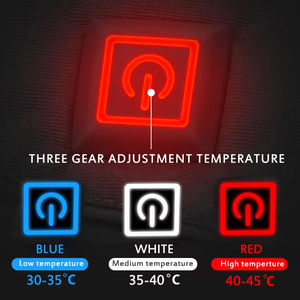 Gants de moto d'hiver pour hommes, gants chauffants électriques, écran tactile, thermiques, alimentés par batterie, pour la conduite en VTT - Product Image 4