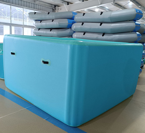 Phổ biến New biểu tượng tùy chỉnh xách tay PVC <span class=keywords><strong>Inflatable</strong></span> nước hồ bơi Chất lượng cao Drop Stitch hồ bơi ngoài trời hồ bơi - Product Image 5