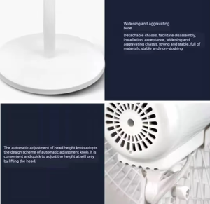 Modèle de sol Dieye 12V DC Télécommande à hauteur réglable Ventilateur de salle de bain à haut rendement énergétique pour garage extérieur et hôtel - Product Image 2