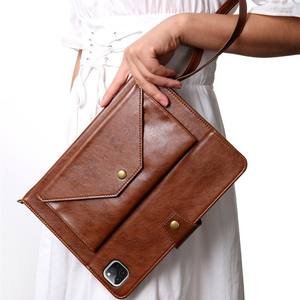 Étui de protection pour tablette <span class=keywords><strong>iPad</strong></span> Pro avec support pliable en cuir PU, porte-cartes, housse avec sangle pour <span class=keywords><strong>iPad</strong></span> Pro 11 <span class=keywords><strong>Air</strong></span> 6 7 - Product Image 4
