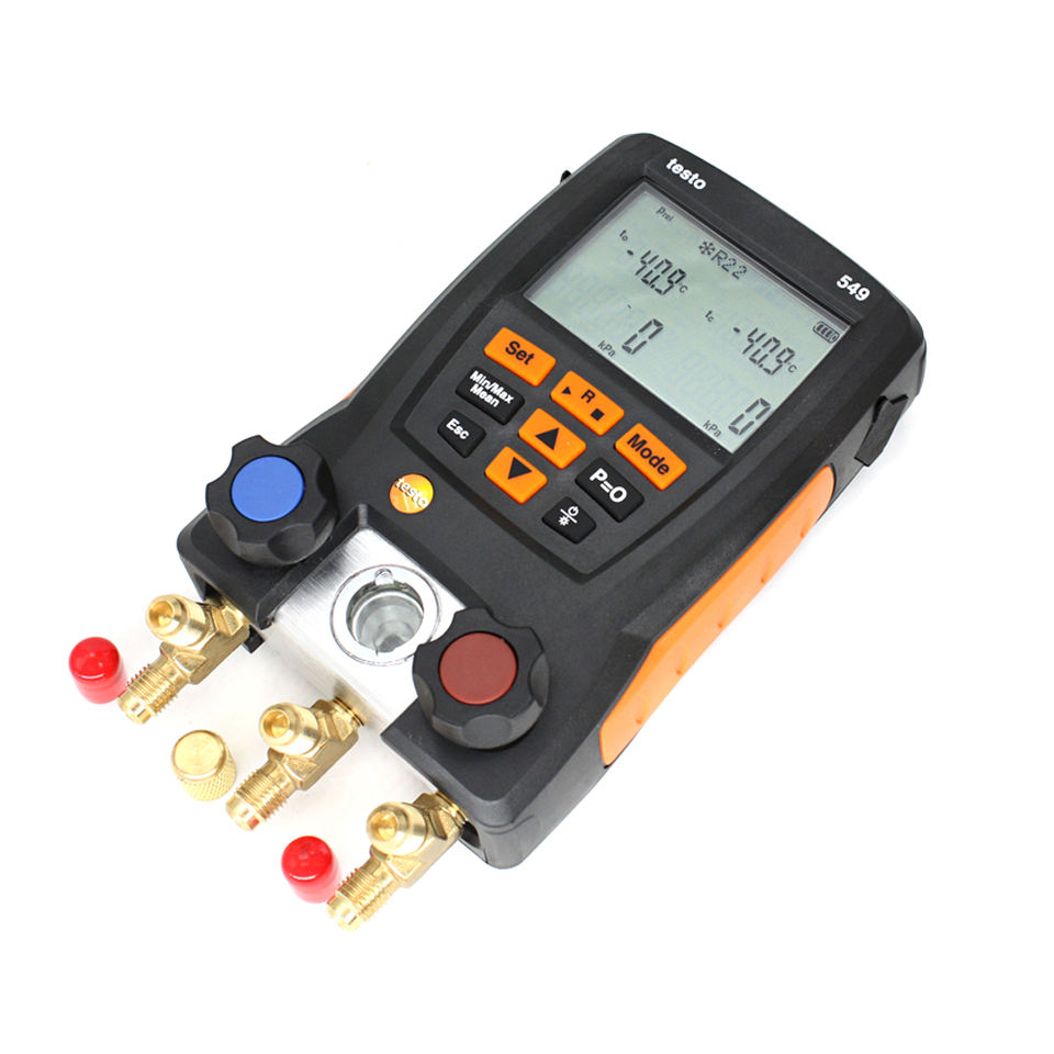 Testo 549 Digital Manifold Hvac Gauge System Kit Meter Buy Digital