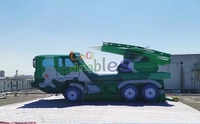 Lanceur de fusées gonflable géant, modèle de véhicule de missile gonflable à vendre