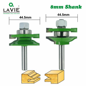 Lavie Straight Cut Carbide Tipped Router Bit 8mm Shank 73mm Length For Woodworking - Product Image 5